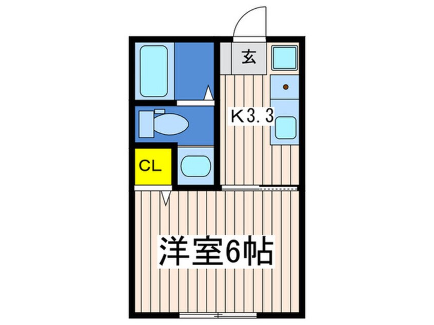 間取図 アウラ竹之丸