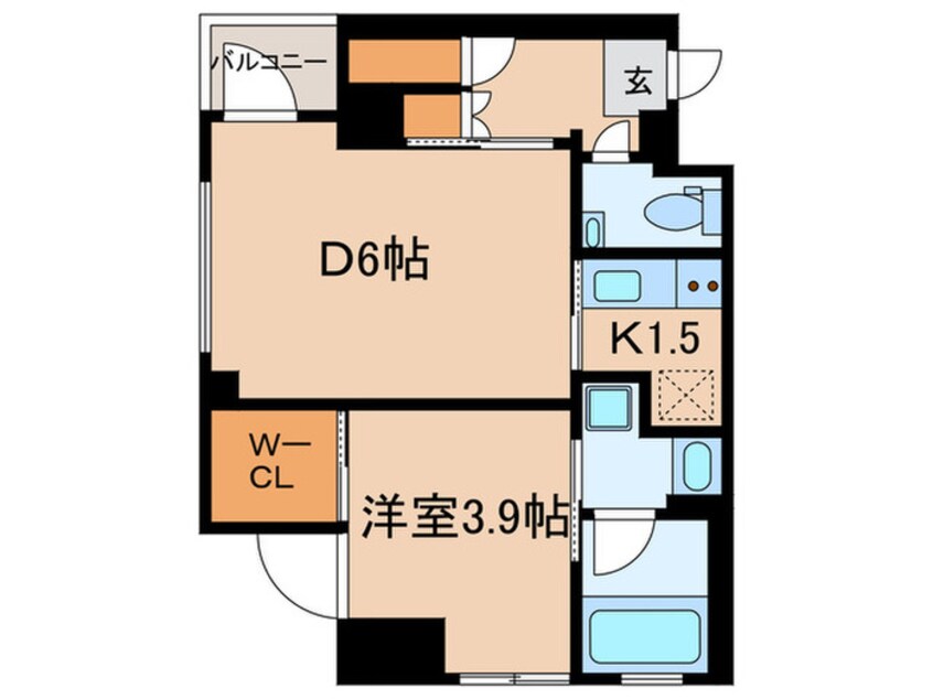 間取図 フルハウス飯田橋