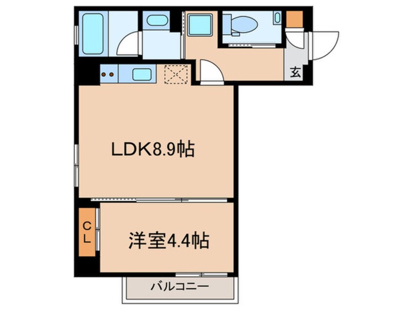 間取図 フルハウス飯田橋