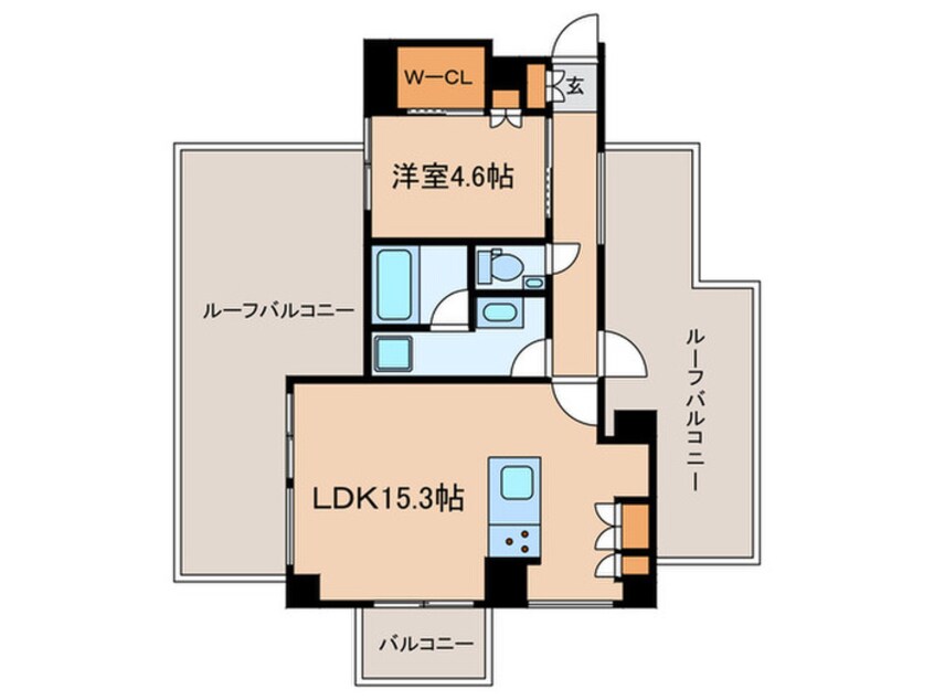 間取図 フルハウス飯田橋