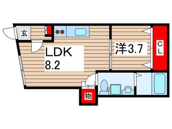 間取図 カーサUK