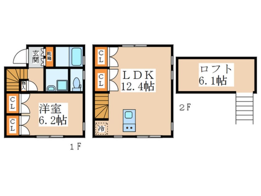 間取図 Ｔｏ　Ｈｙｇｇｅ