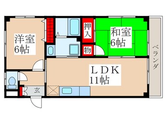 間取図 リサージュ牛浜