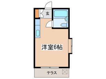 間取図 コーポ村上