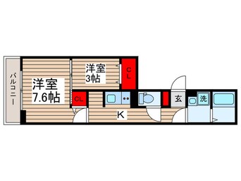 間取図 ルリアン北小岩Ⅰ