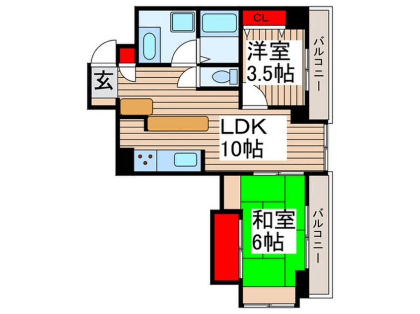 間取図 グリーンハイム平成