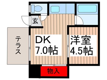 間取図 コ－ポ大沼