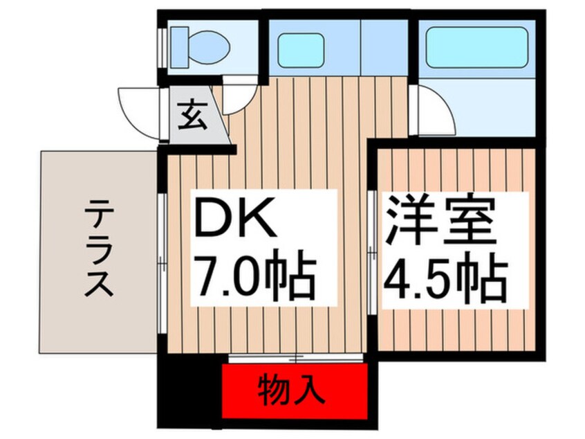 間取図 コ－ポ大沼