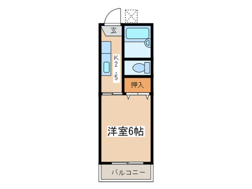 間取図 カ－ムハイツ