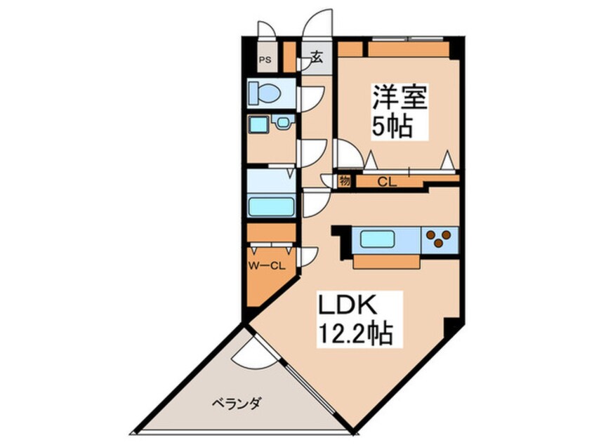 間取図 アネ－ロ・エスパシオ