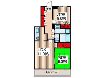 間取図 藤重弐番館
