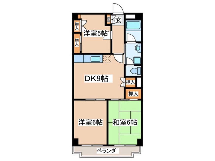 間取図 サン・シャトーレマンション