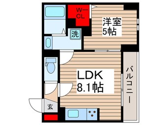 間取図 ルリアン北小岩Ⅱ