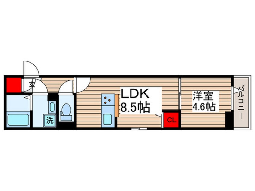 間取図 ルリアン北小岩Ⅱ