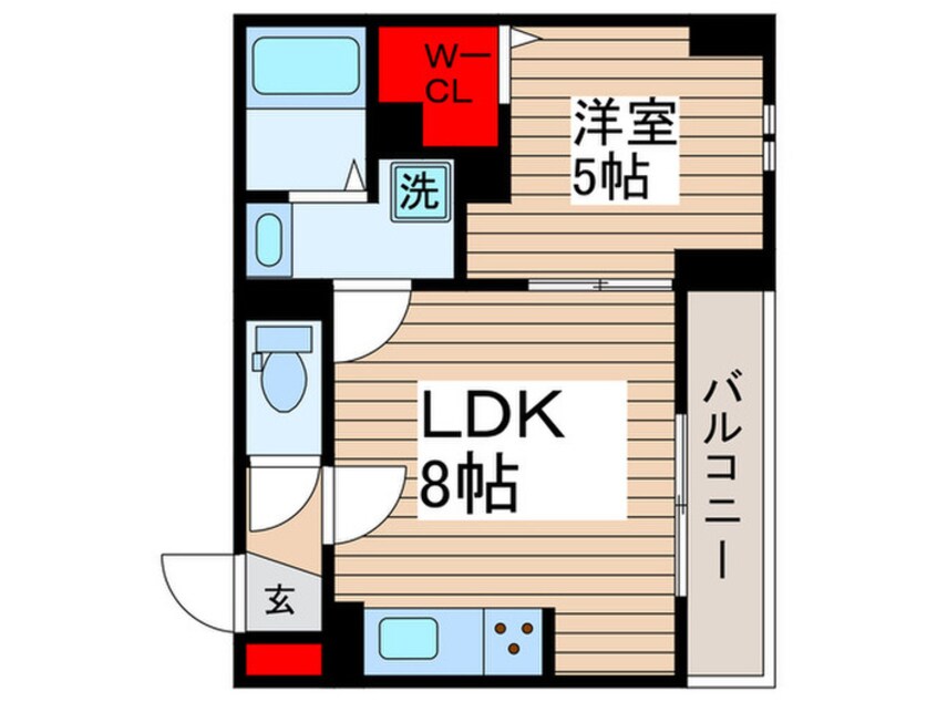 間取図 ルリアン北小岩Ⅱ