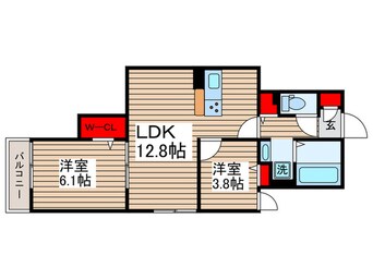 間取図 ルリアン北小岩Ⅱ