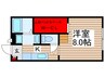 グラン・ボナール 1Kの間取り