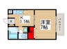 スズキ第１ハイツ 1Kの間取り