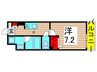 COTTONY 1Kの間取り