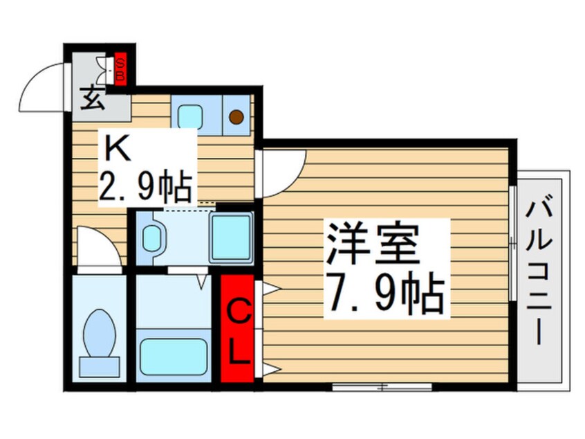 間取図 メゾンエスポワ－ル