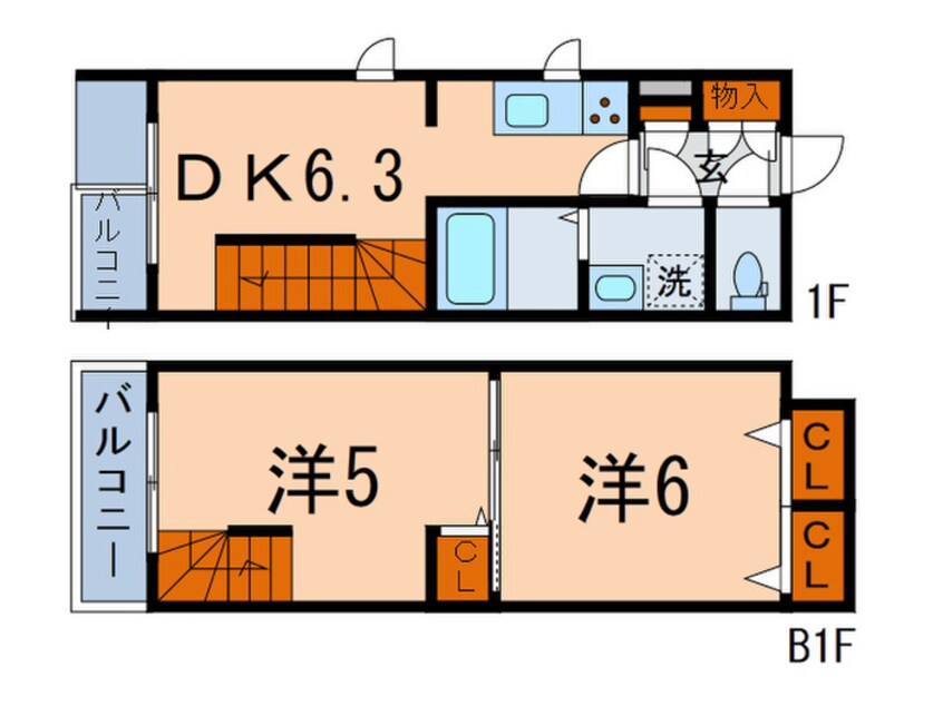 間取図 メルヴェーユ文京小石川