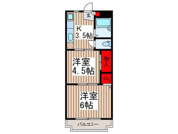 間取り図 インペリアルハイツ
