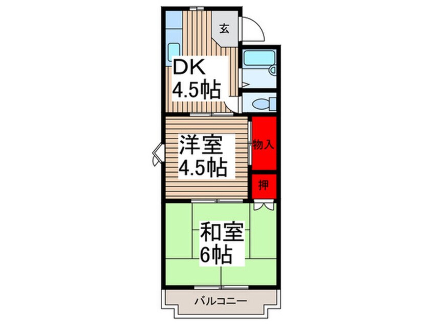 間取図 インペリアルハイツ