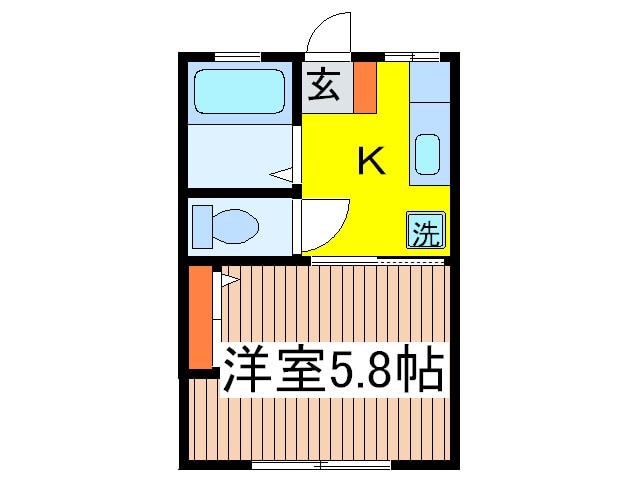 間取り図 ハピネスⅠ