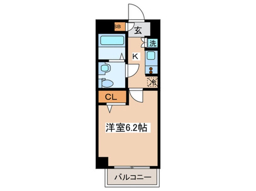 間取図 ｽﾃ-ｼﾞﾌｧ-ｽﾄ池袋ｱｼﾞ-ﾙｺ-ﾄ