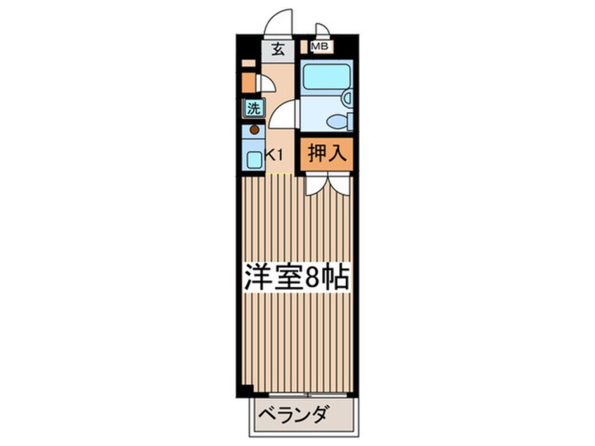 間取図 エクセルアサヒ