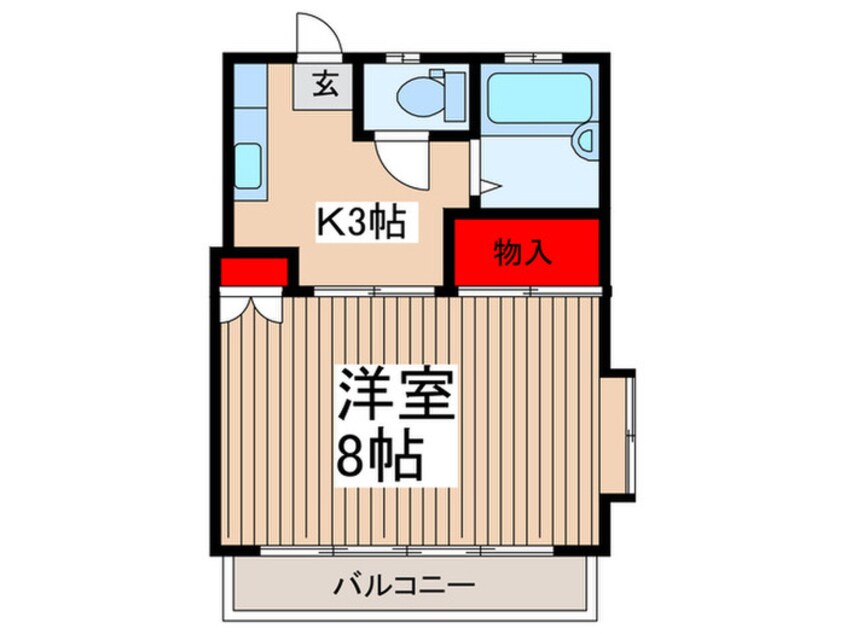 間取図 コーポリューヨ