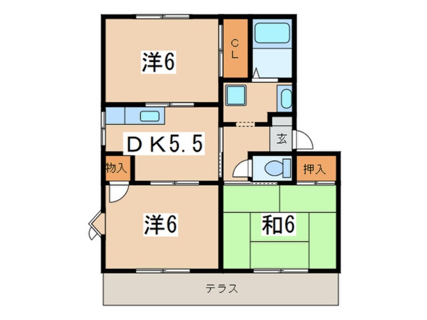 間取図 エイムⅡ