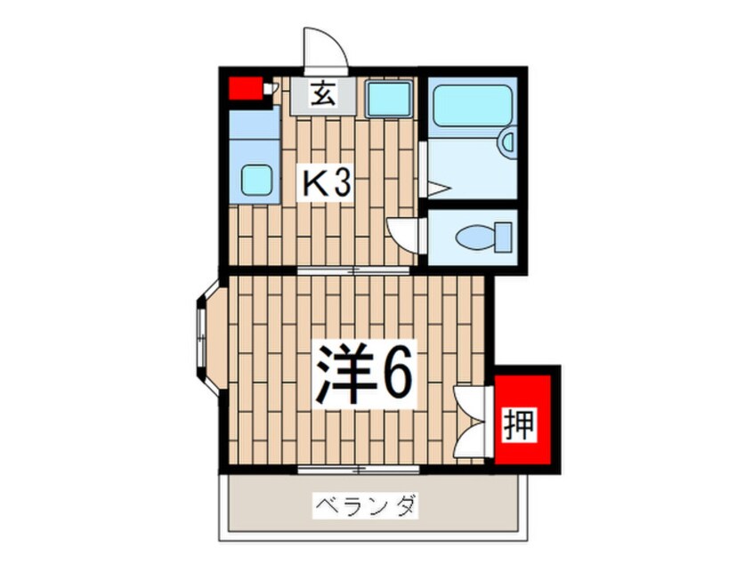 間取図 スカイハイツ