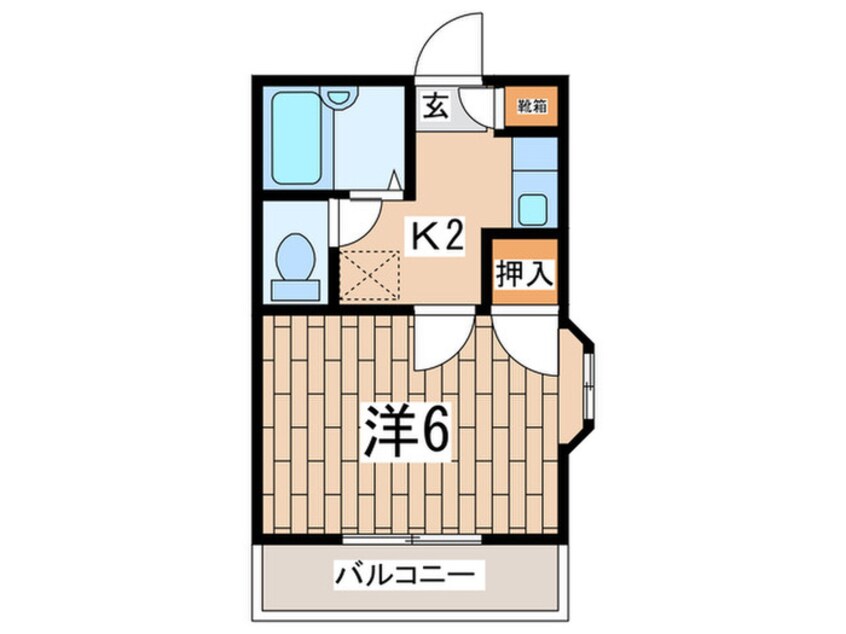 間取図 スカイハイツ