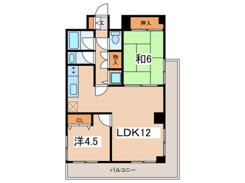 間取図 ベルメゾン町田
