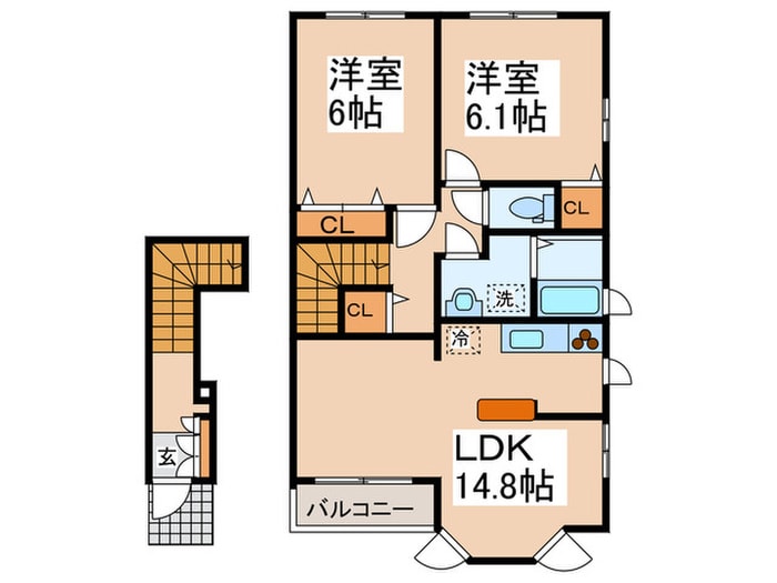 間取り図 ルミナス・ＭⅢ　Ａ棟