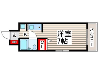 間取図 アム－ル須賀