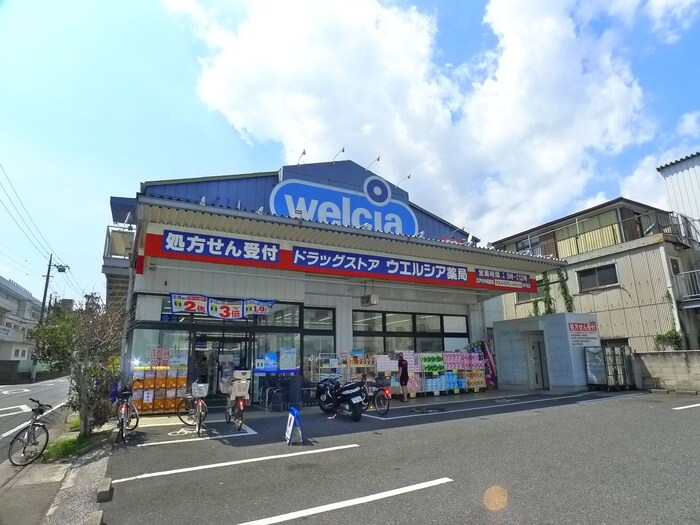 ウエルシア江戸川中葛西店(ドラッグストア)まで336m アム－ル須賀