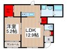仮)宮戸1丁目アパート新築工事 1LDKの間取り
