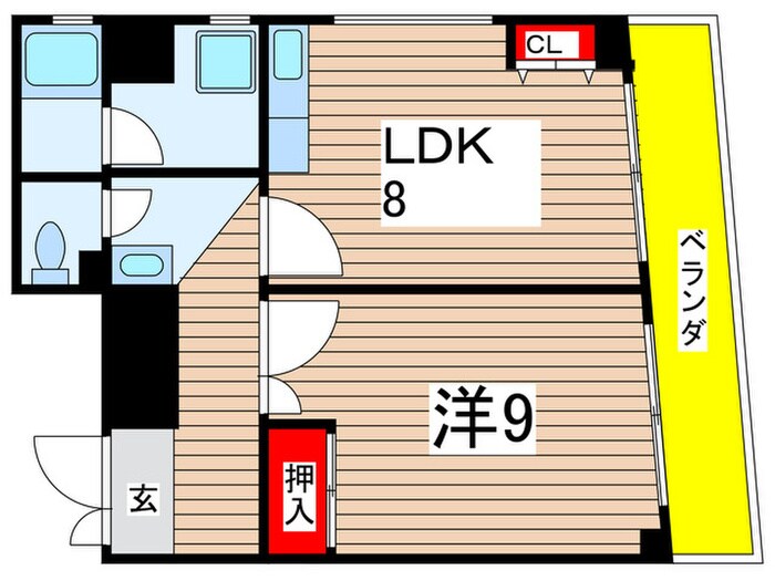 間取り図 シャロ－ム森下