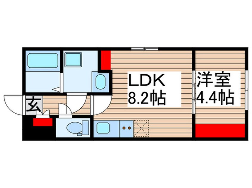間取図 CASA PIAZZA北千住