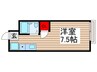 サンハイツ南行徳 1Rの間取り