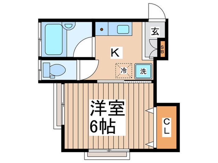 間取り図 コーポカトレア