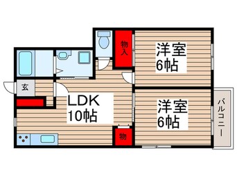 間取図 ベルガーデン八千代緑が丘