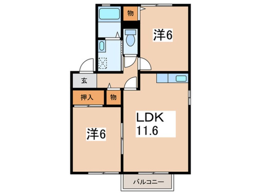 間取図 アゼリアＣ
