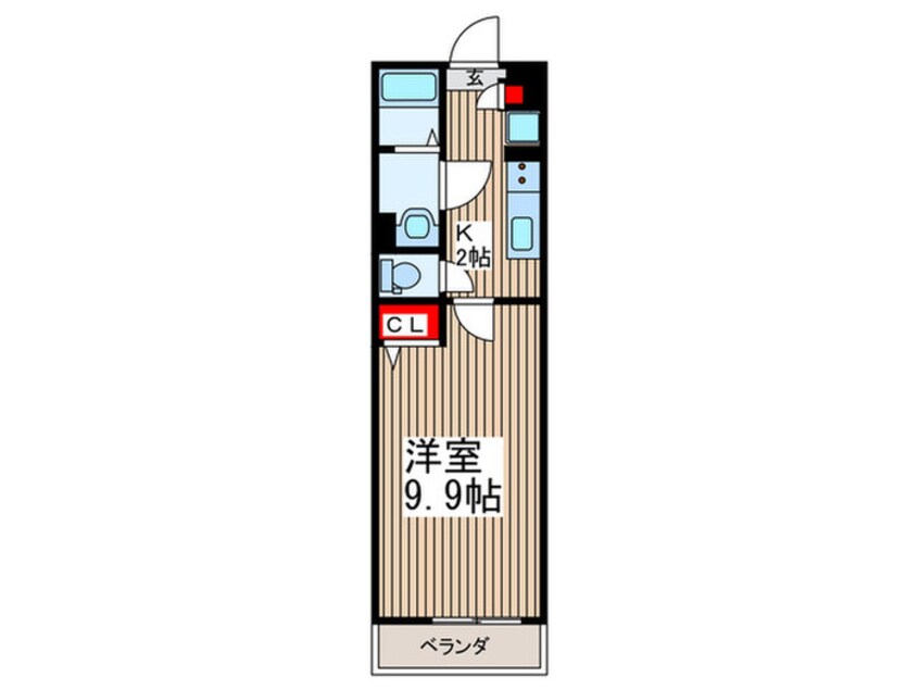 間取図 リブリ・所沢旭町