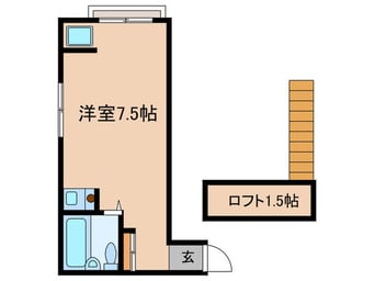 間取図 バレンタイン中目黒２