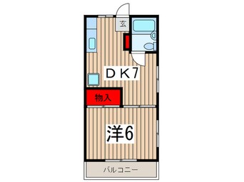 間取図 コスモA.K