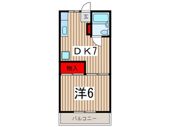 間取図 コスモA.K