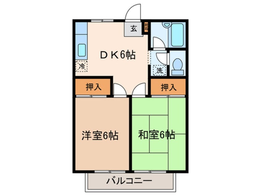 間取図 カーサデラミータ